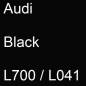 Preview: Audi, Black, L700 / L041.